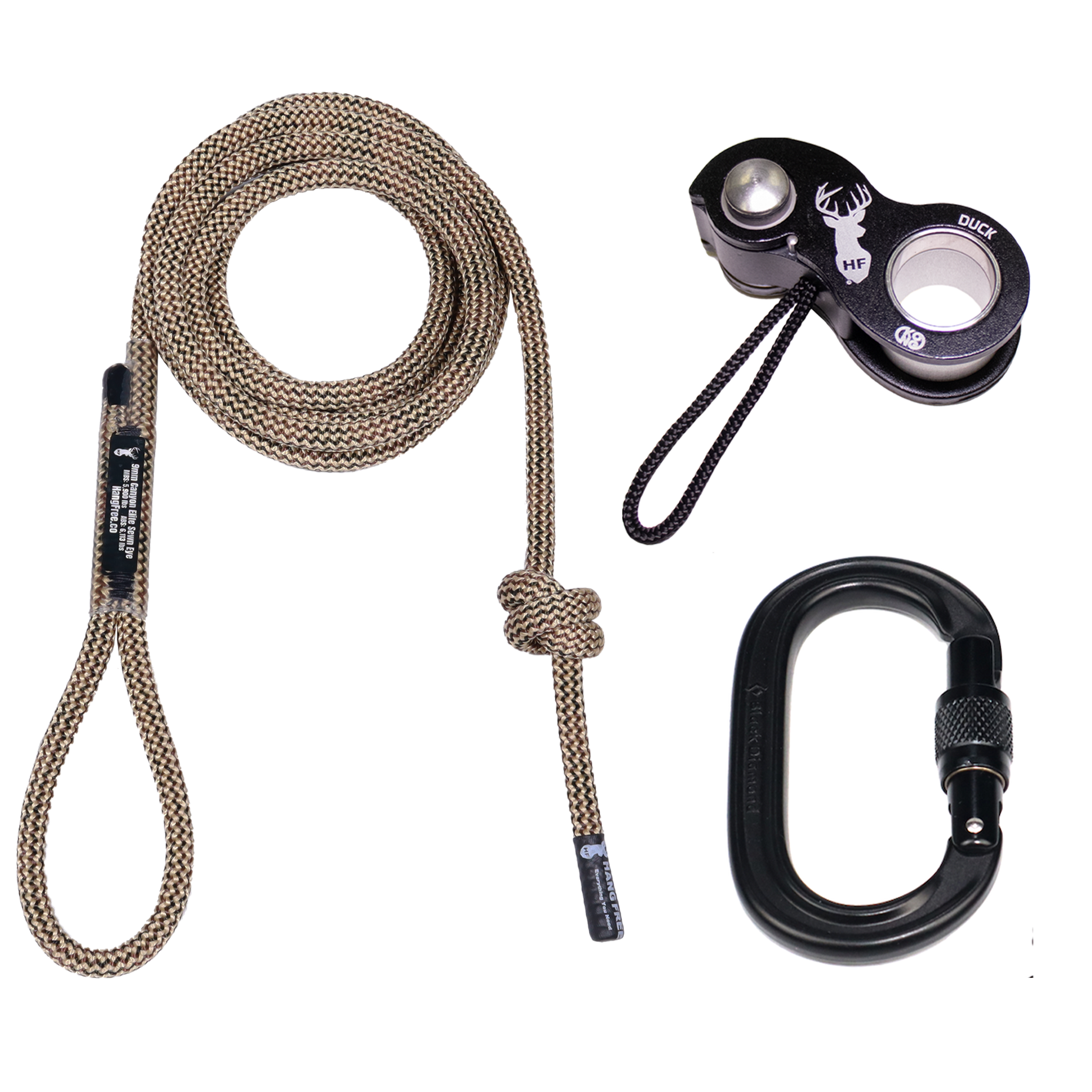 9mm 'Ghost' Deluxe Sewn Tree Tether & Lineman's Belts