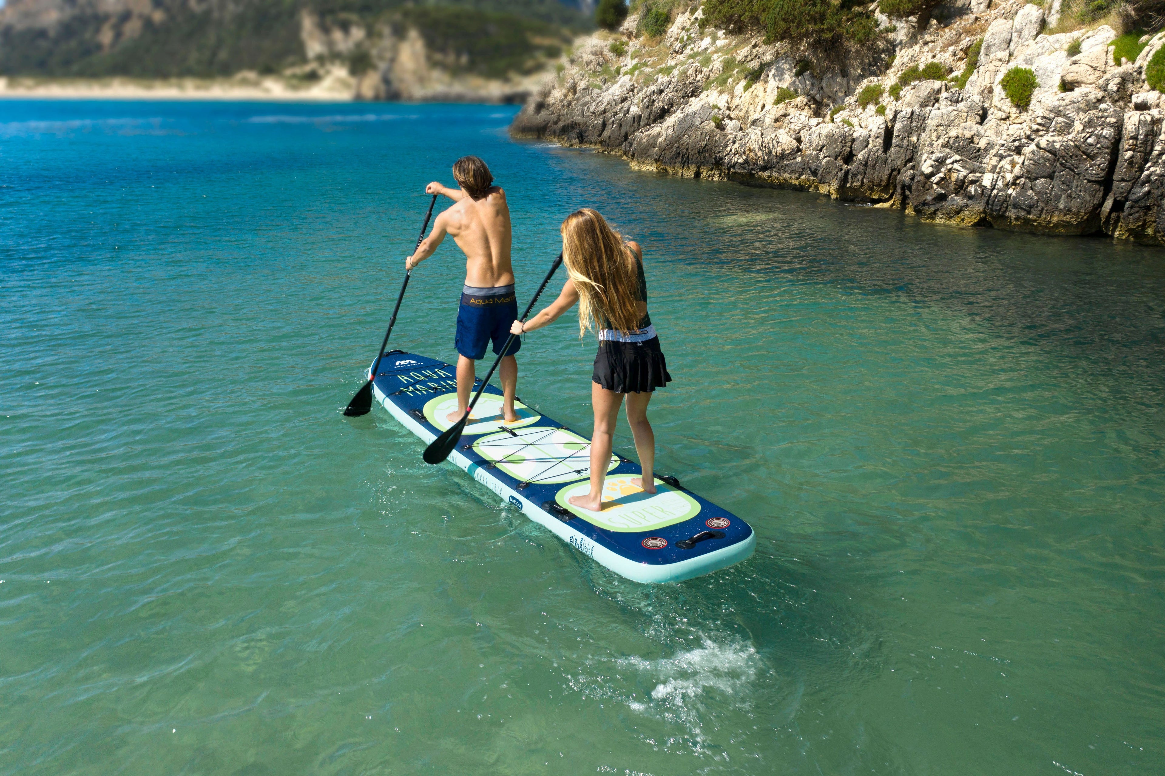 Aqua Marina SUPER TRIP TANDEM 14'0" Inflatable Paddle Board Multi-person SUP