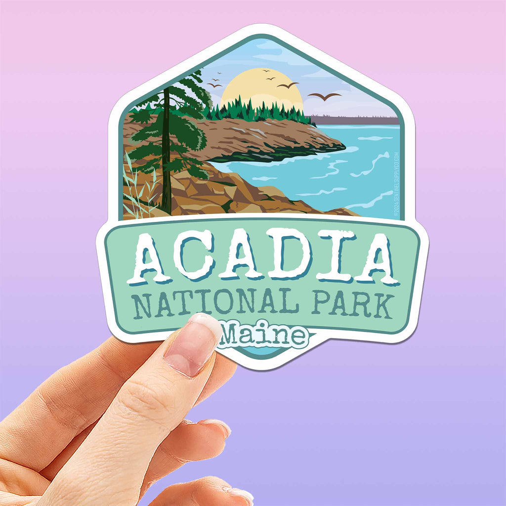 Acadia National Park Maine Sticker