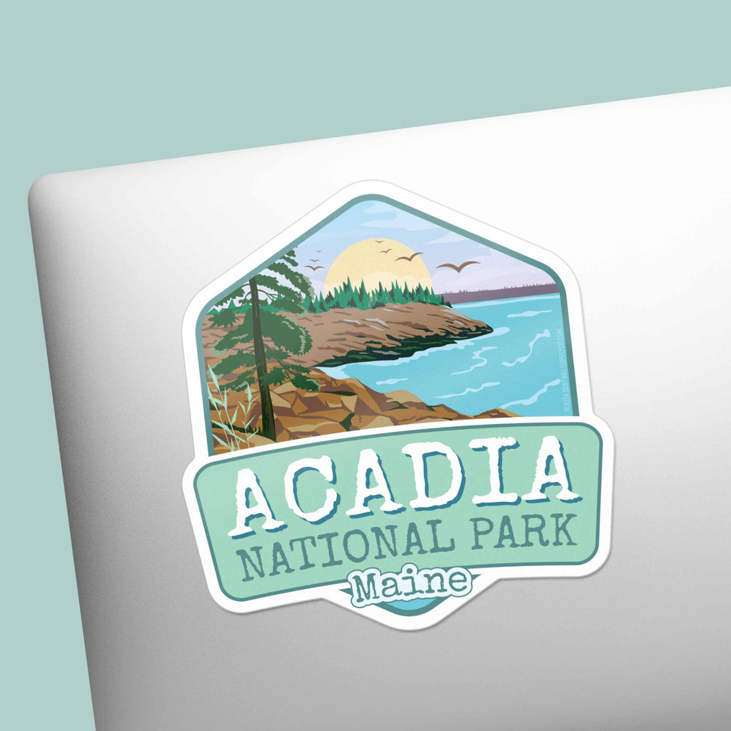 Acadia National Park Maine Sticker