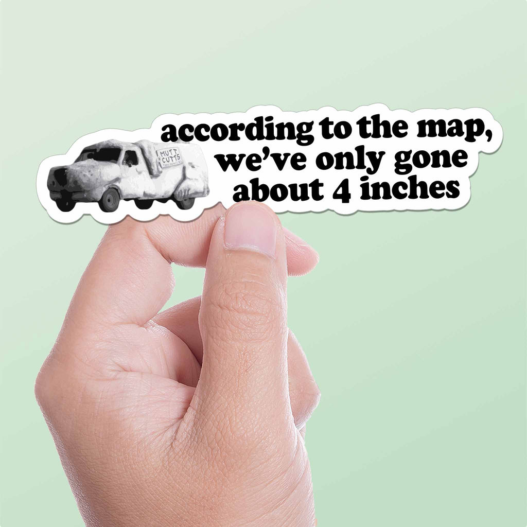 According to the Map Funny Movie Quote Sticker