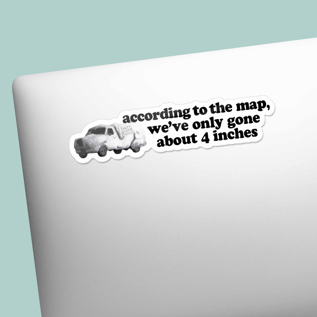 According to the Map Funny Movie Quote Sticker