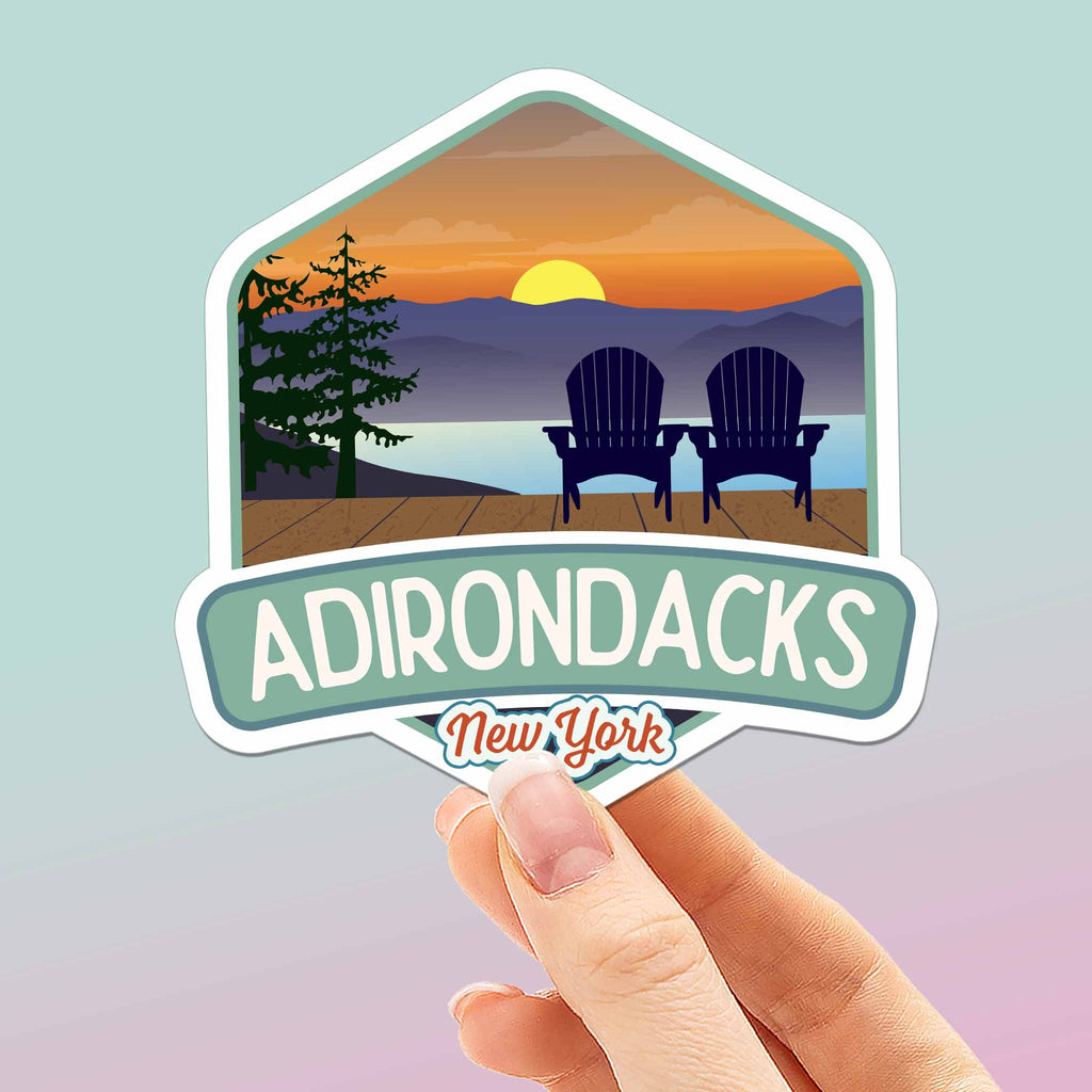 Adirondack Mountains New York Sticker