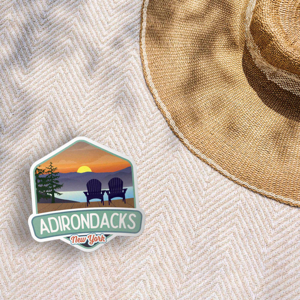 Adirondack Mountains New York Sticker