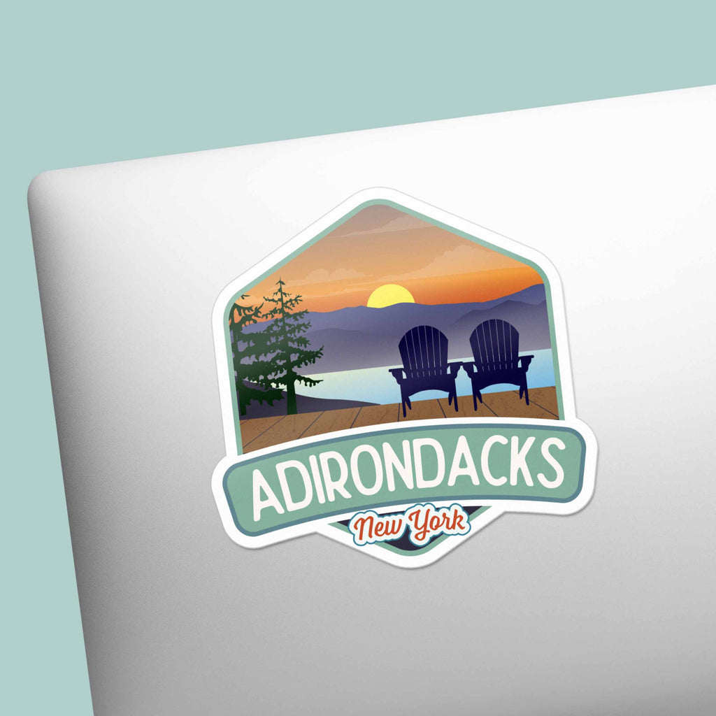Adirondack Mountains New York Sticker