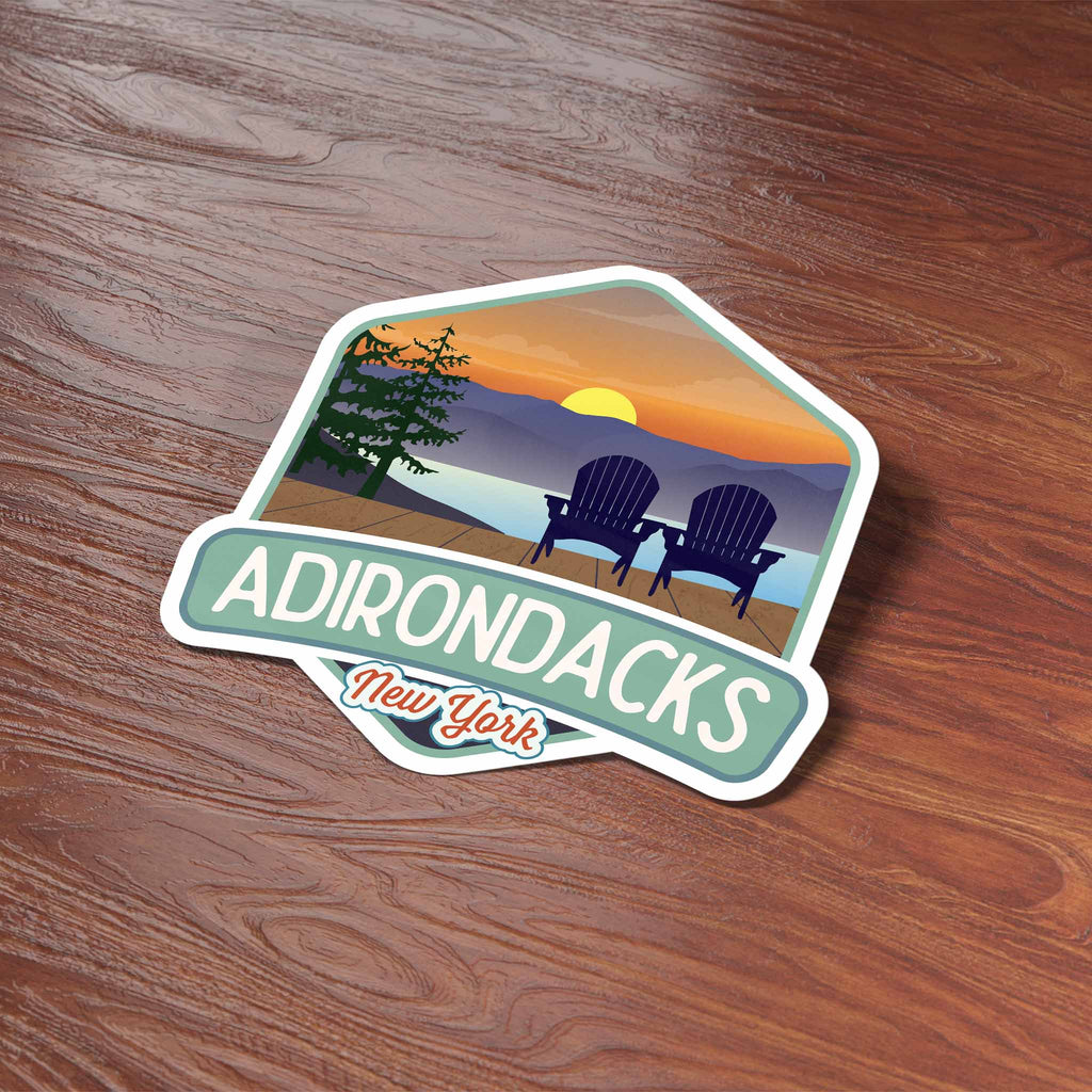 Adirondack Mountains New York Sticker