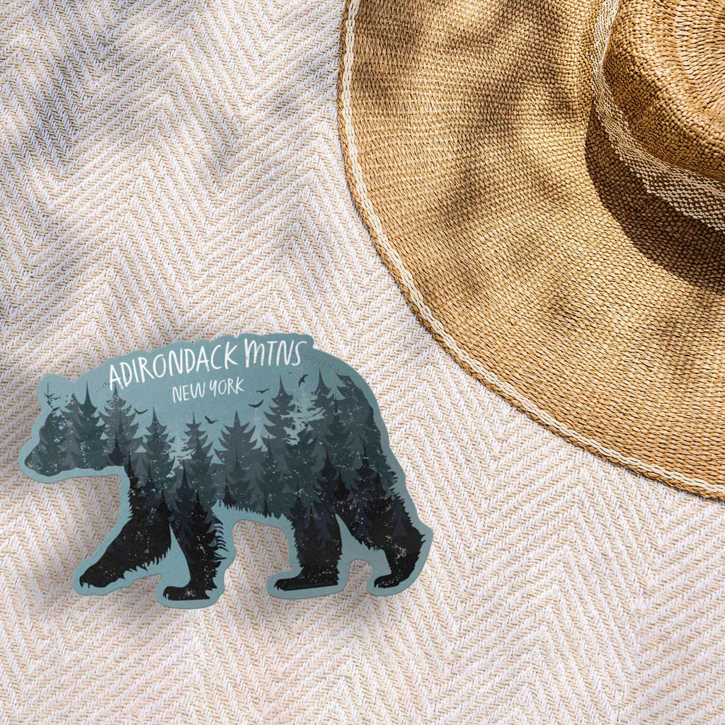 Black Bear Adirondack Mountains New York Sticker