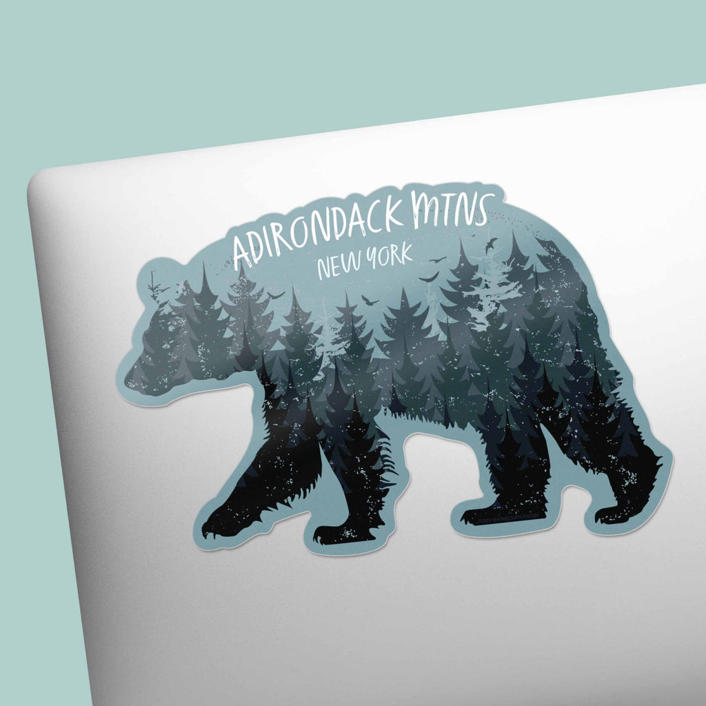Black Bear Adirondack Mountains New York Sticker