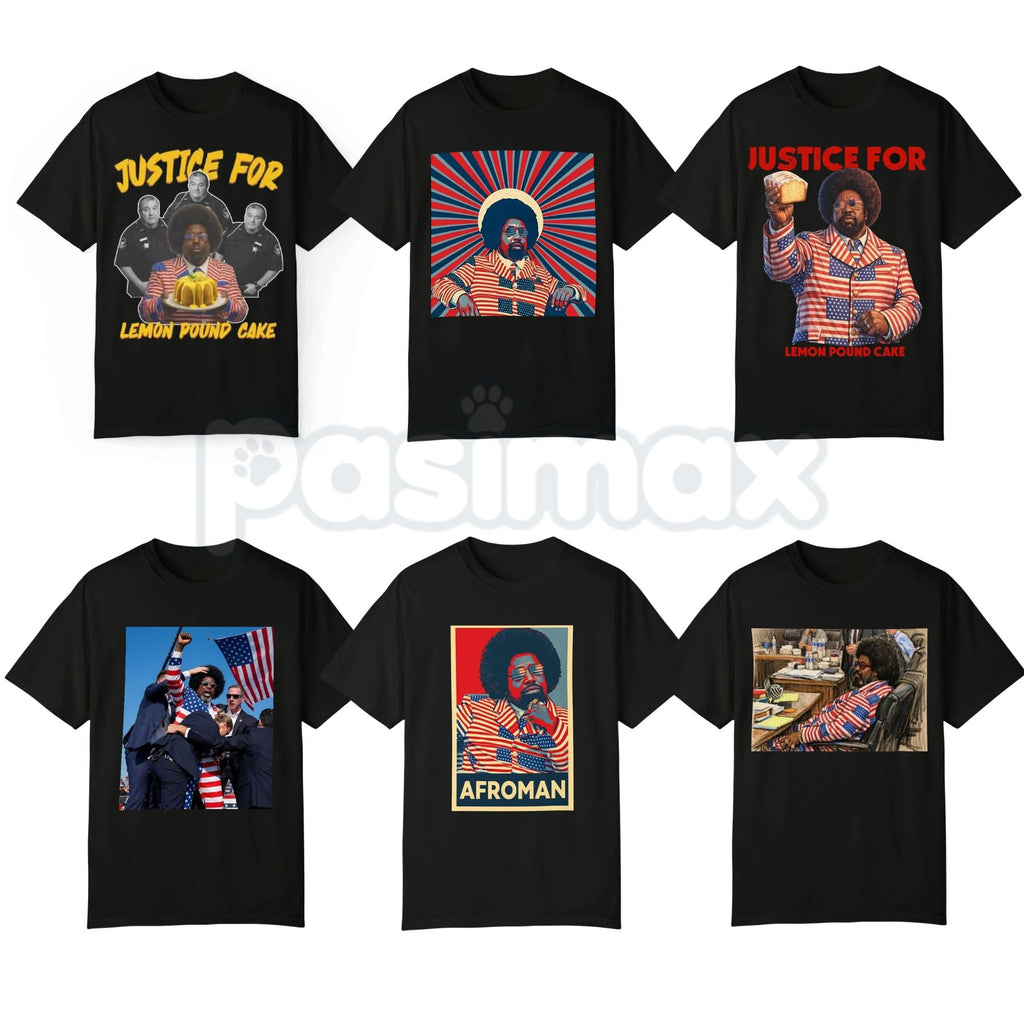 Afroman "Adams County" Lemon Pound Cake T-Shirt – Viral Trial Meme Graphic Tee, Premium 100% Cotton Sheriff's Dept Parody Top, Soft Lived-In Heavyweight Music Video Shirt, Made in USA