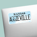 Kansas License Plate Sticker - Choose Your KS City or Saying