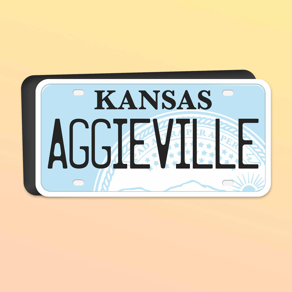 Aggieville Kansas Car Magnet - Flexible KS Fridge Magnet