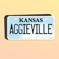 Aggieville Kansas Car Magnet - Flexible KS Fridge Magnet