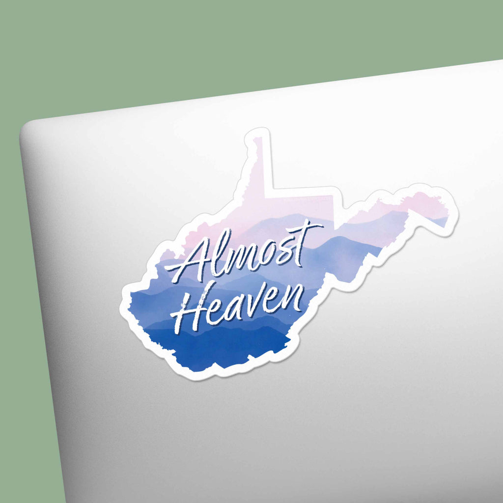 Almost Heaven West Virginia Sticker