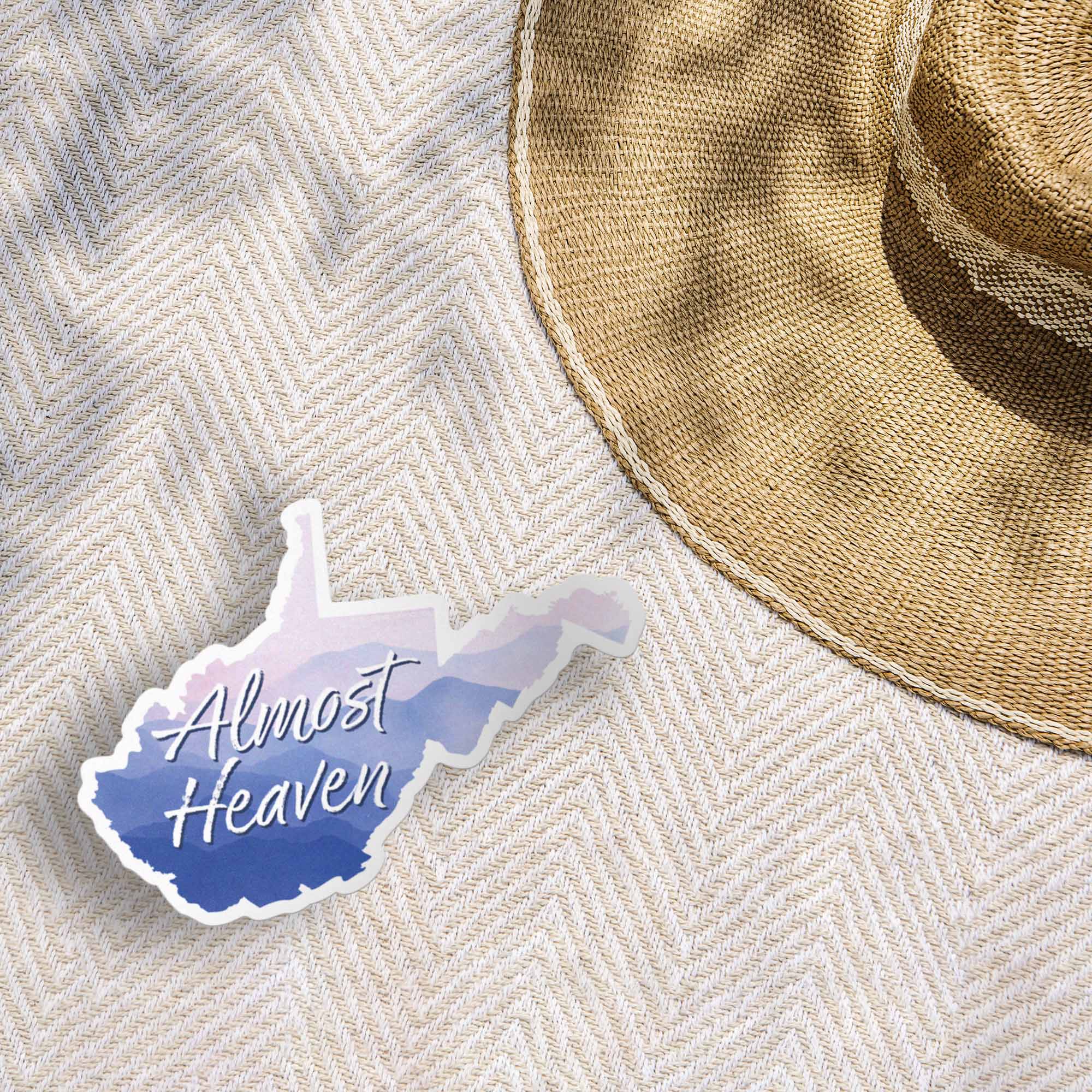 Almost Heaven West Virginia Sticker