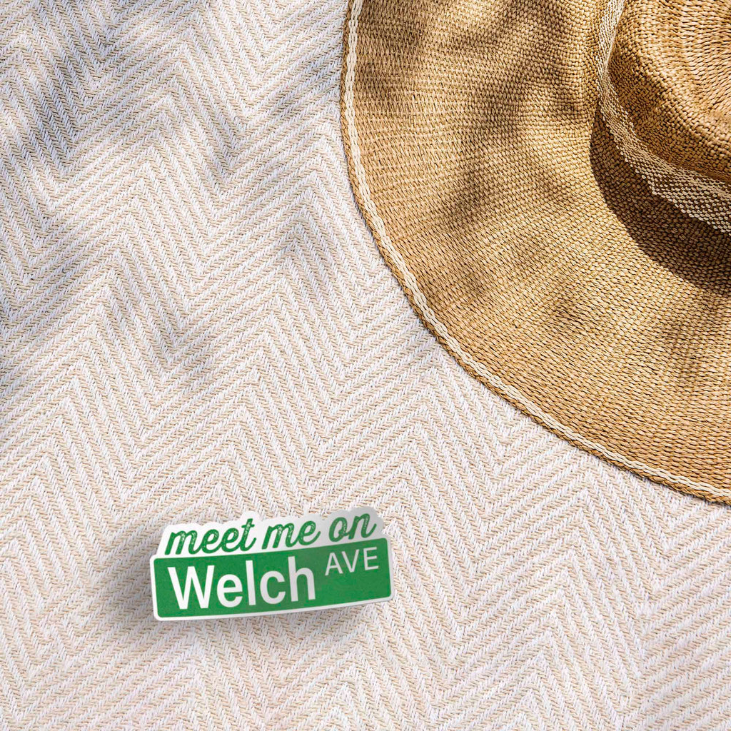 Ames Iowa Welch Avenue Sticker - Cute Midwest Decals
