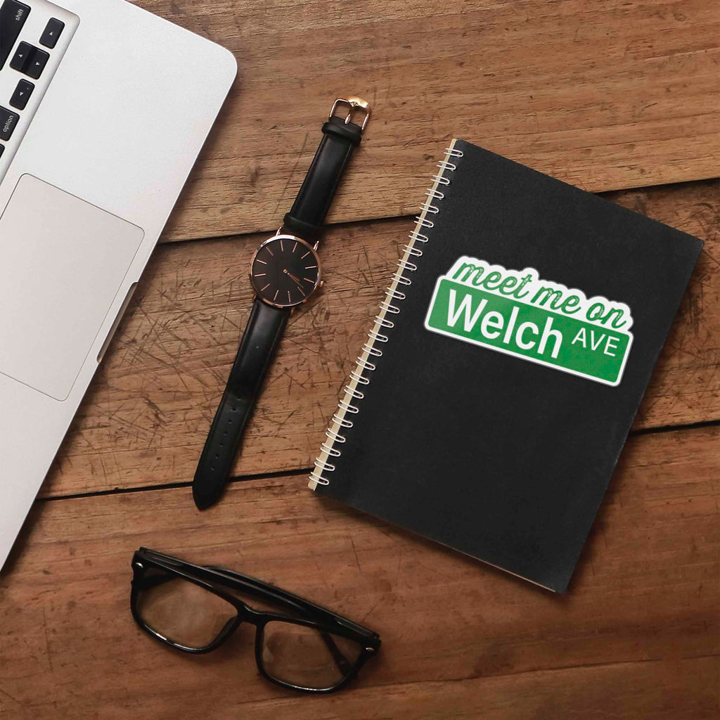 Ames Iowa Welch Avenue Sticker - Cute Midwest Decals