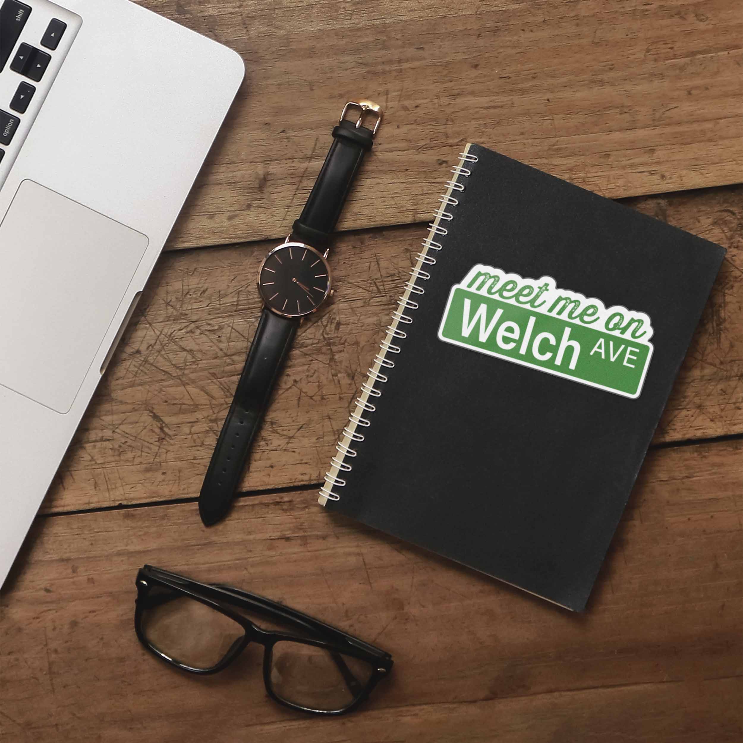 Ames Iowa Welch Avenue Sticker - Cute Midwest Decals