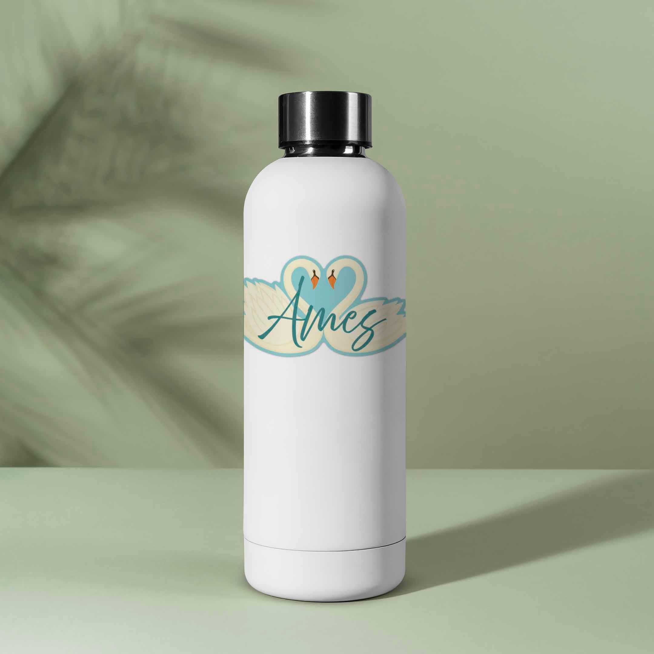 Ames Iowa Swans Sticker - Cute Midwest Decals