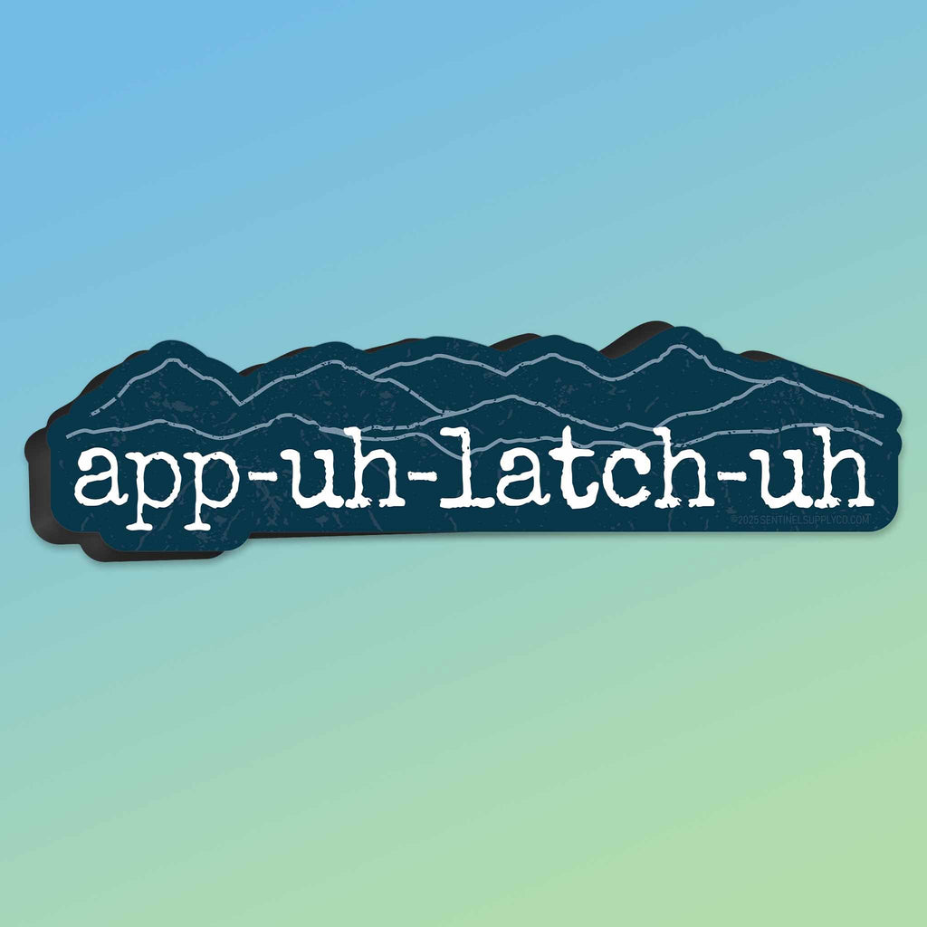 App Uh Latch Uh Car Magnet - Funny Appalachia Flexible Fridge Magnet