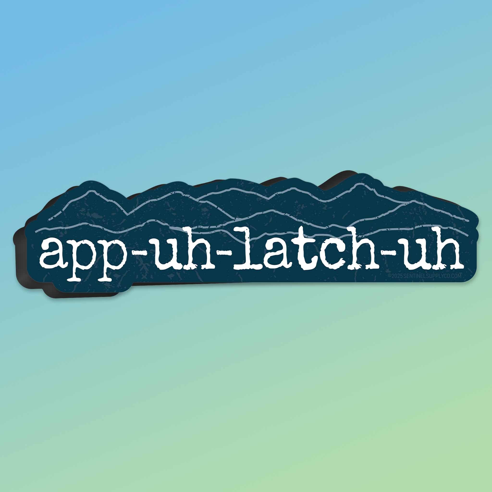 App Uh Latch Uh Car Magnet - Funny Appalachia Flexible Fridge Magnet