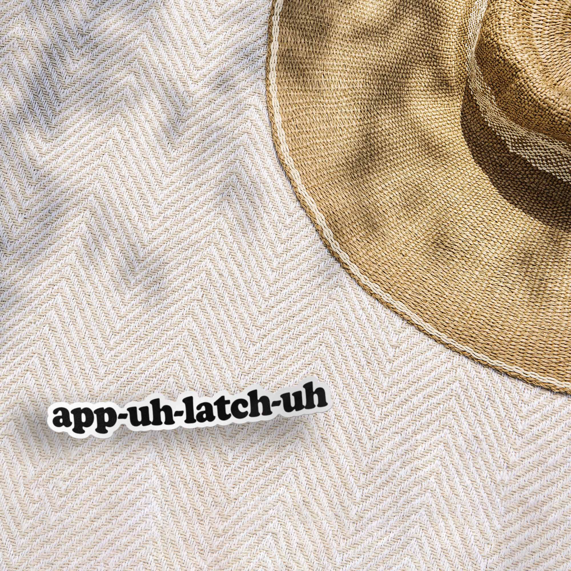 App Uh Latch Uh Funny Appalachia Sticker