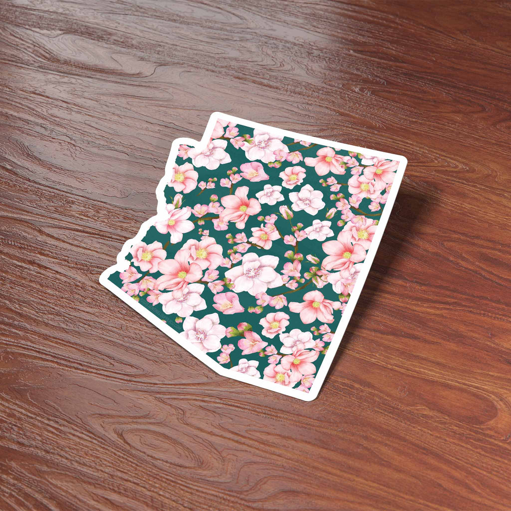 Cherry Blossoms Arizona Sticker