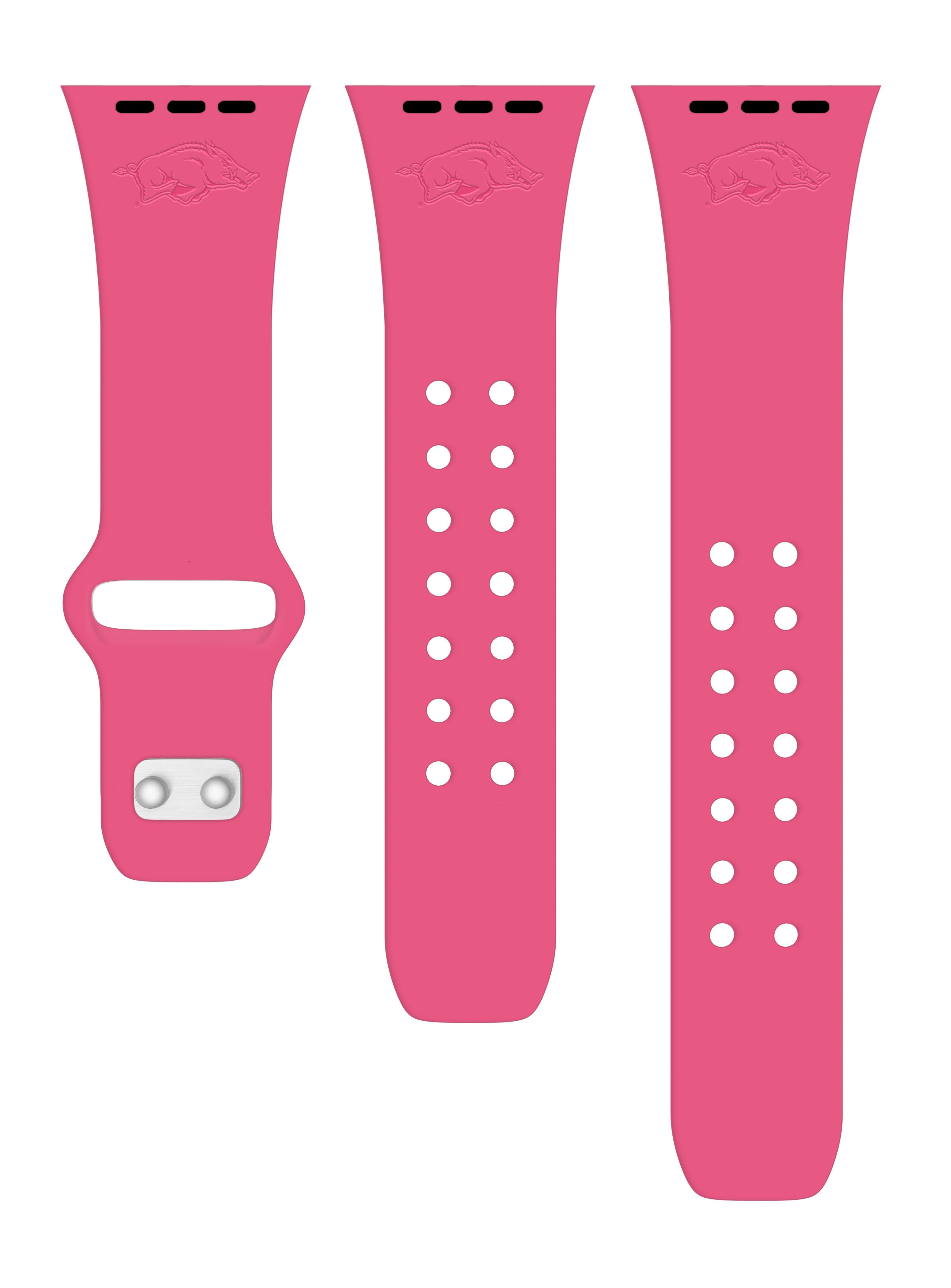 Arkansas Razorbacks Engraved Apple Watch Band