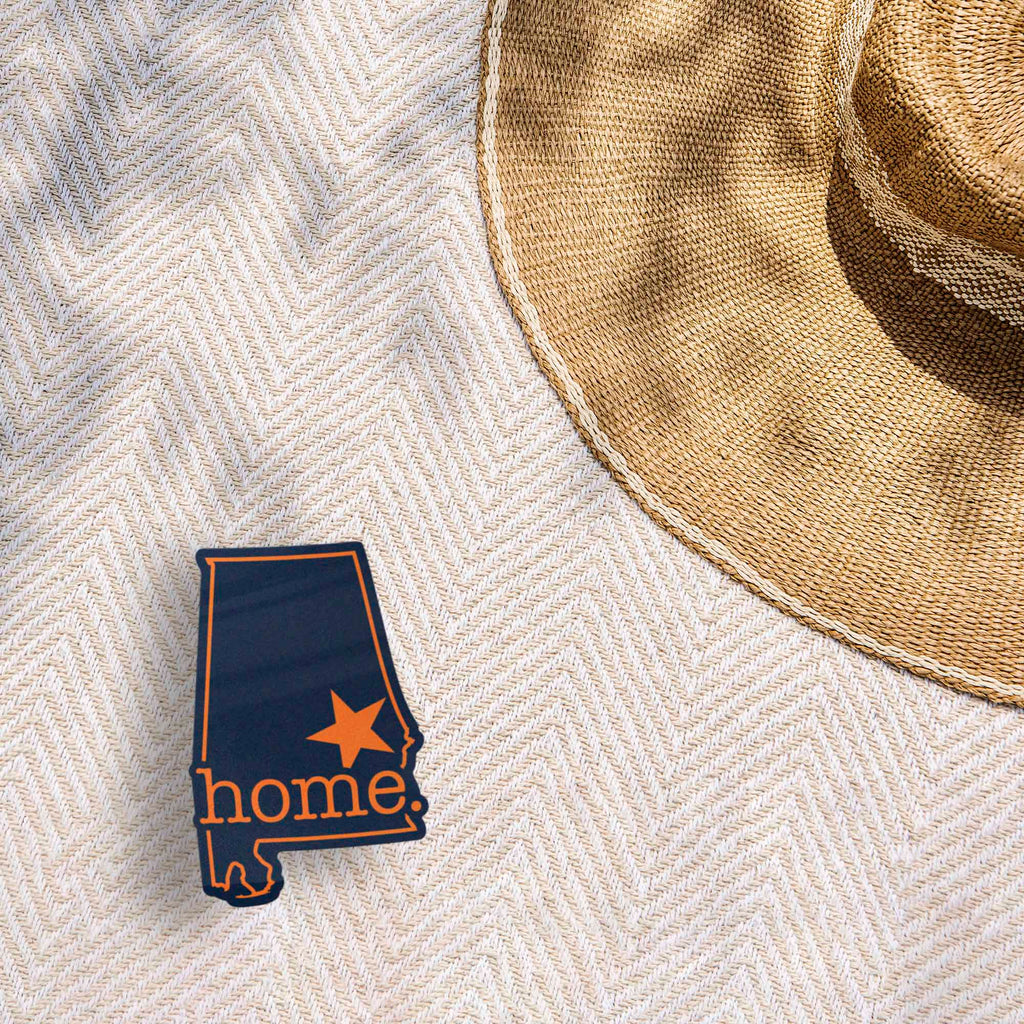 Blue and Orange Auburn Alabama Home Sticker - Cool Southern Decals