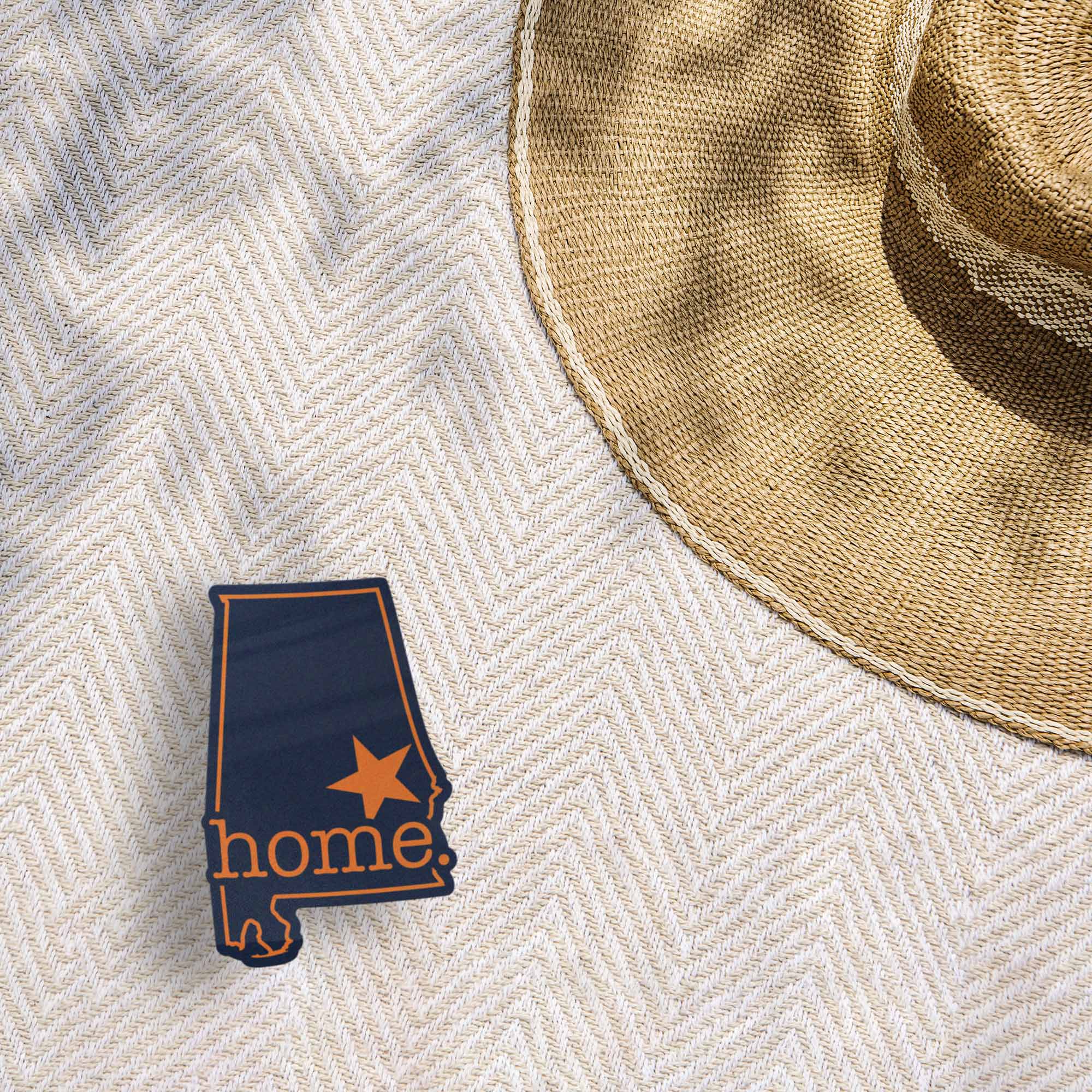 Blue and Orange Auburn Alabama Home Sticker - Cool Southern Decals
