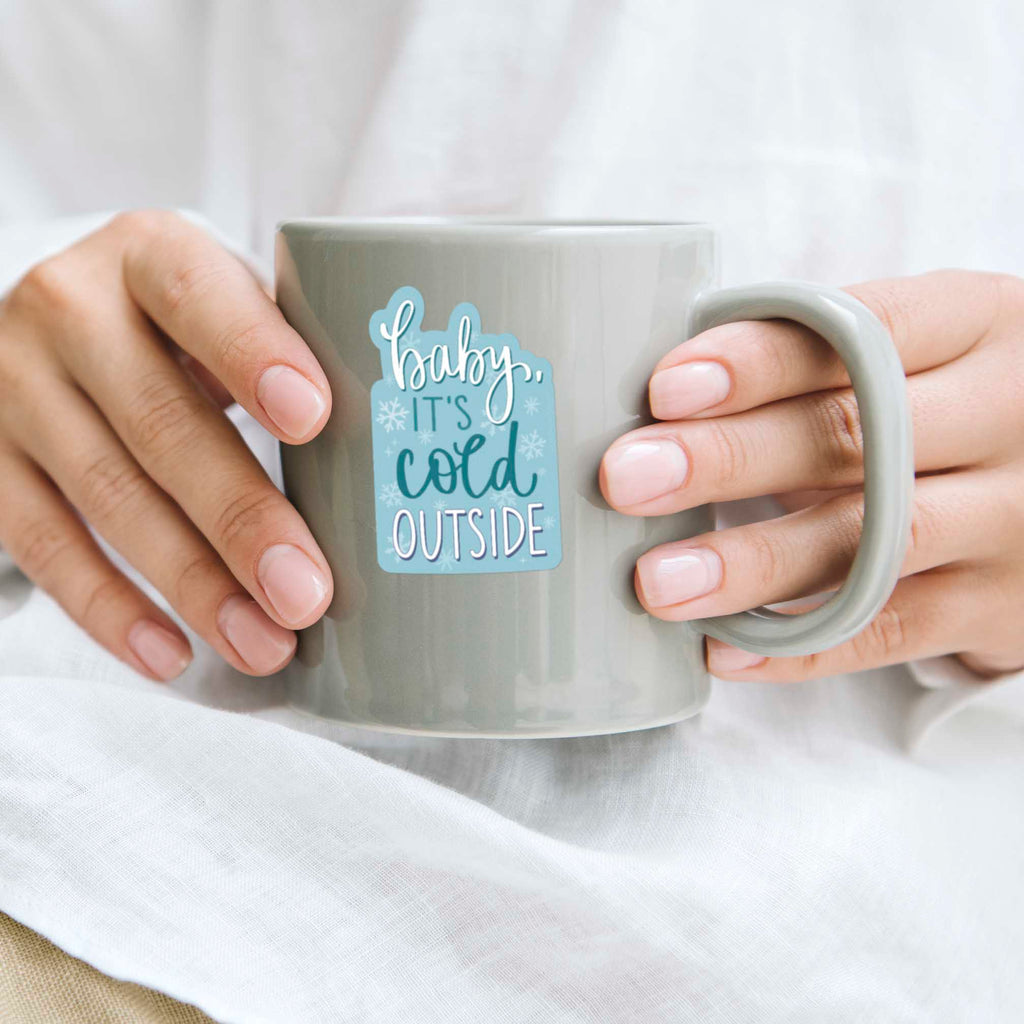 Baby It's Cold Outside Christmas Sticker