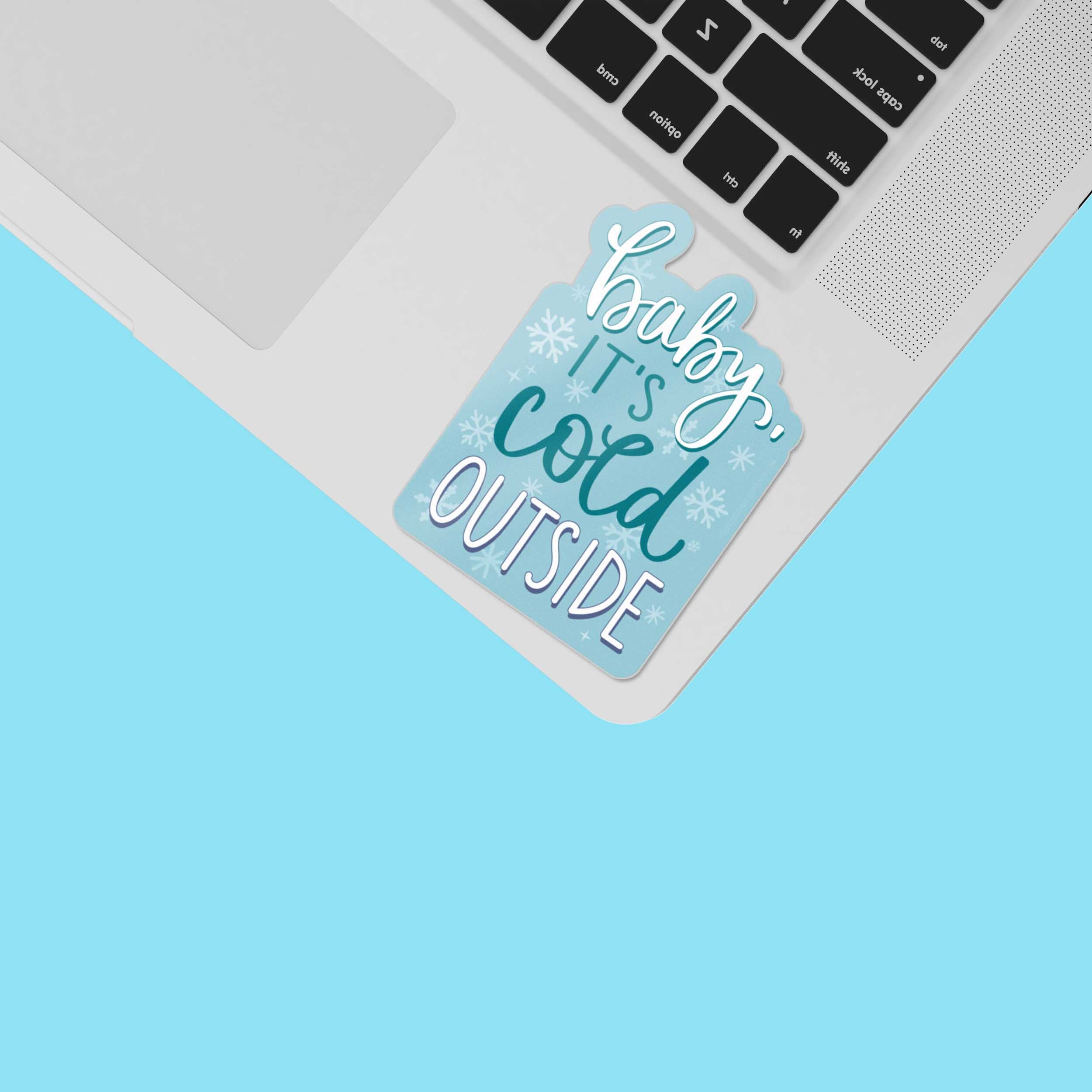 Baby It's Cold Outside Christmas Sticker