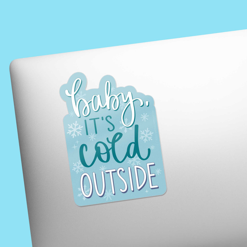 Baby It's Cold Outside Christmas Sticker