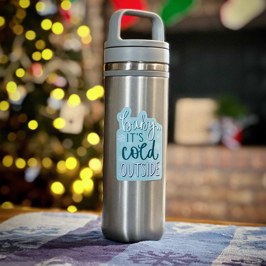 Baby It's Cold Outside Christmas Sticker