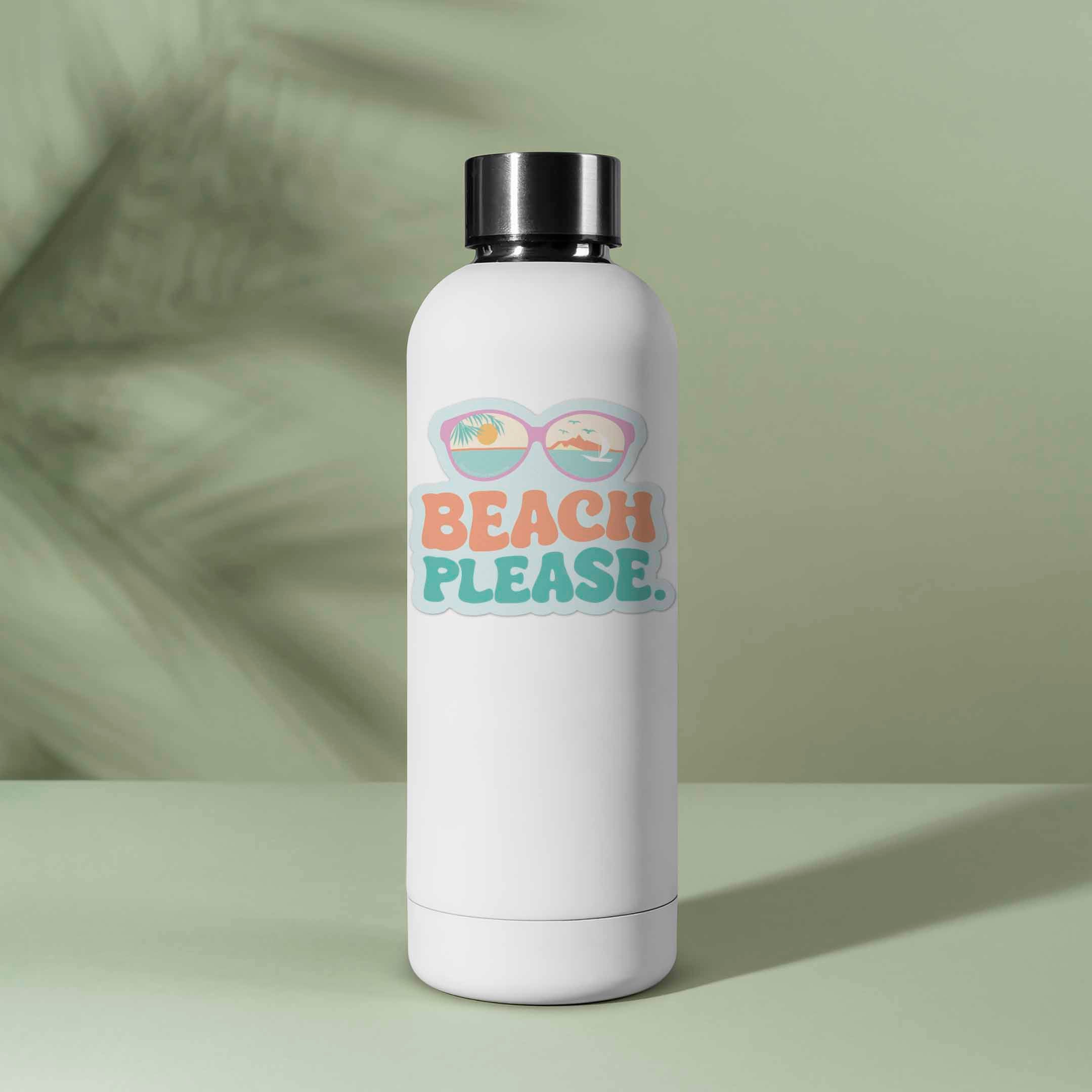 Beach Please Sticker