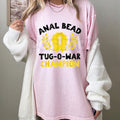 "Bead Tug O War Champion" T-Shirt - Funny Adult Humor Graphic Tee, Suggestive Sarcastic Slogan Shirt, Men's & Women's Cheeky Gag Gift