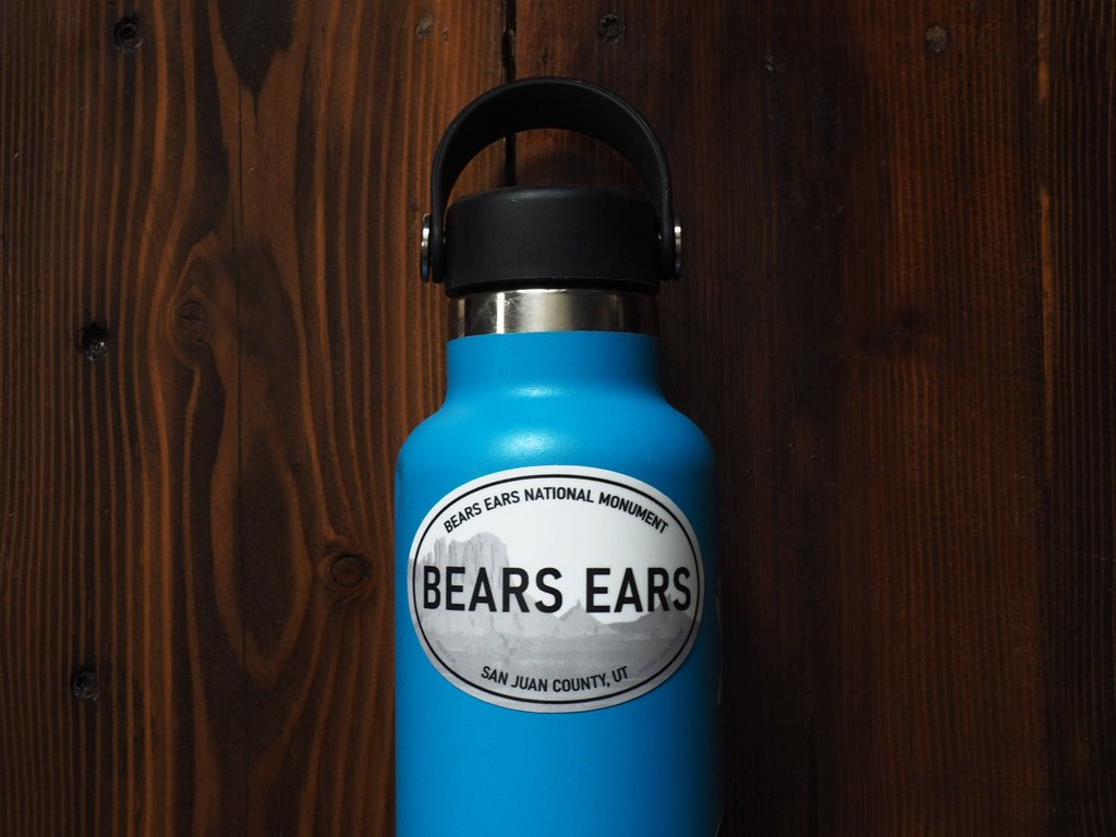 Bears Ears National Monument White Oval Sticker