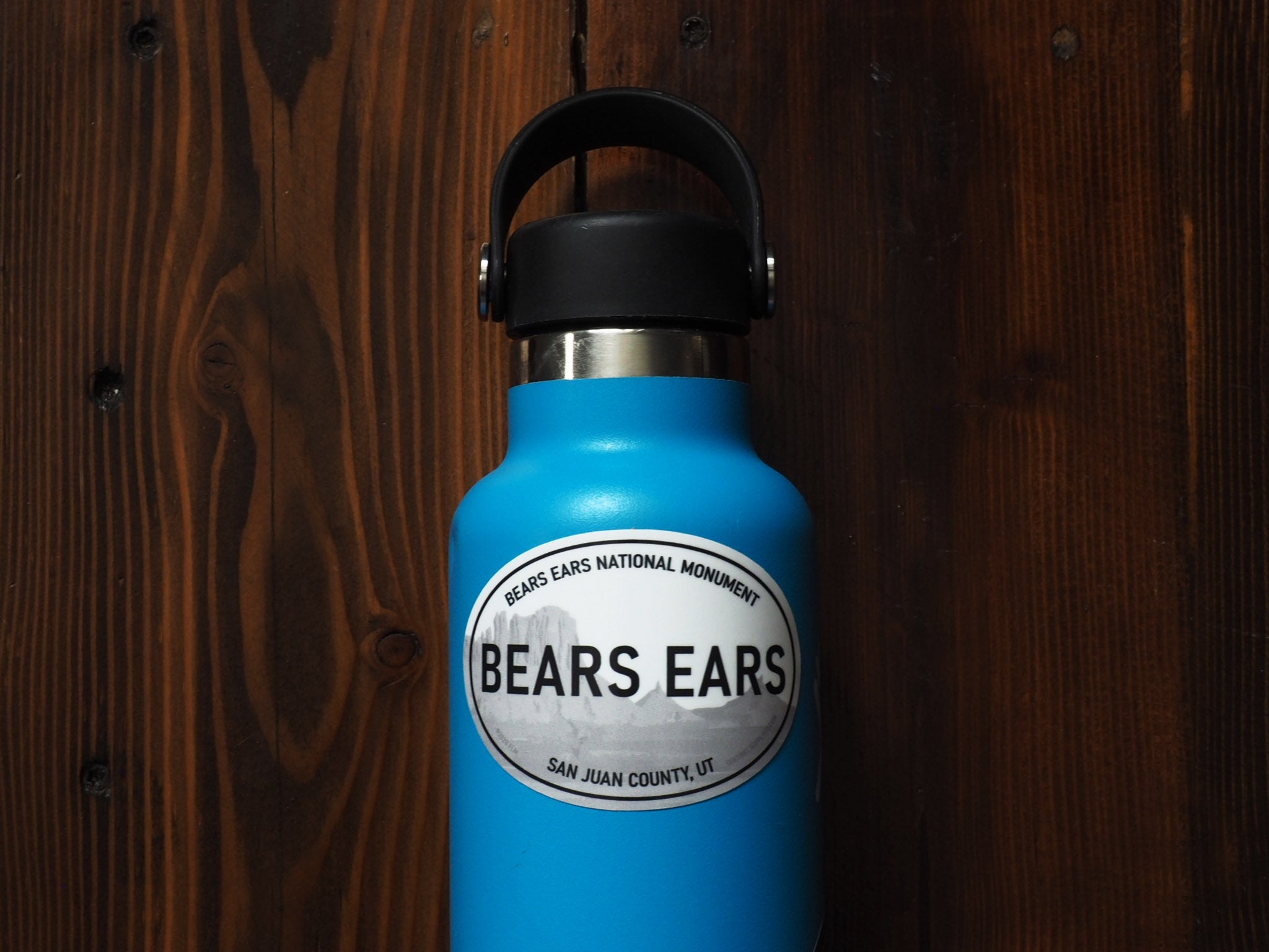 Bears Ears National Monument White Oval Sticker