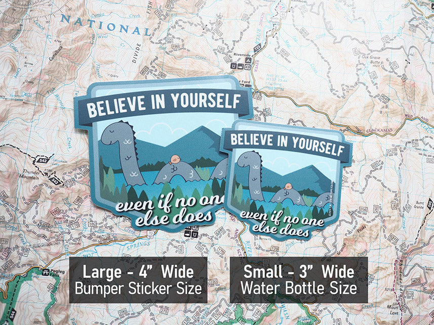 Believe in Yourself Cryptid Pack -Set of 5 Vinyl Stickers