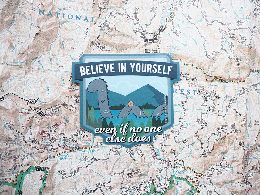 Believe in Yourself Cryptid Pack -Set of 5 Vinyl Stickers