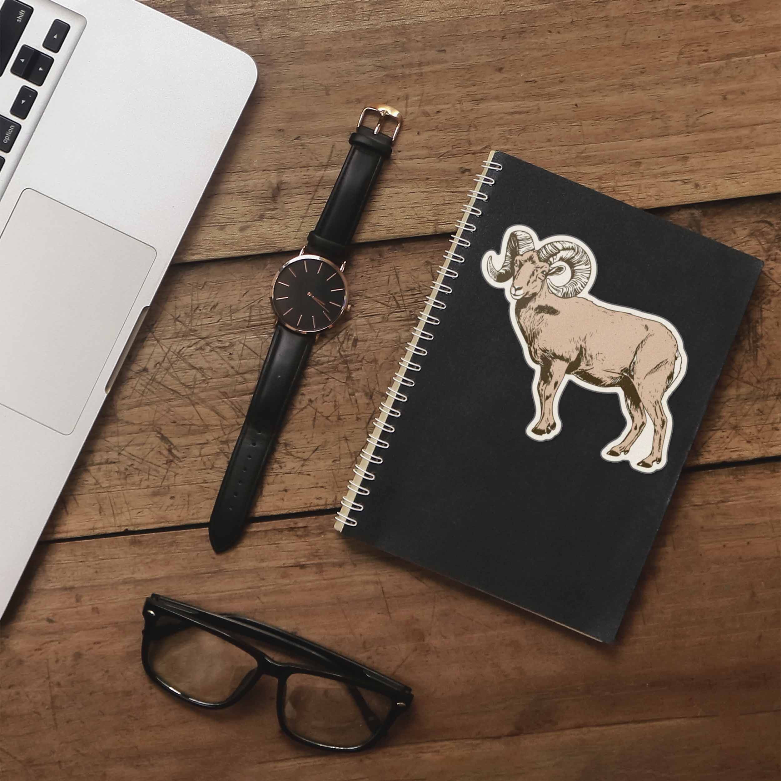 Bighorn Sheep Sticker - Cool Nature Decal