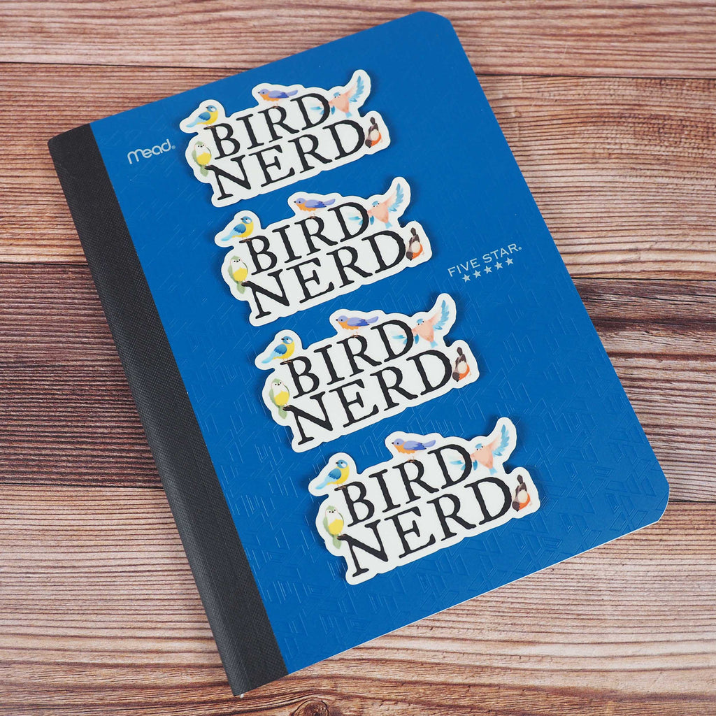 Bird Nerd Birding Sticker - Cute Birdwatcher Gift