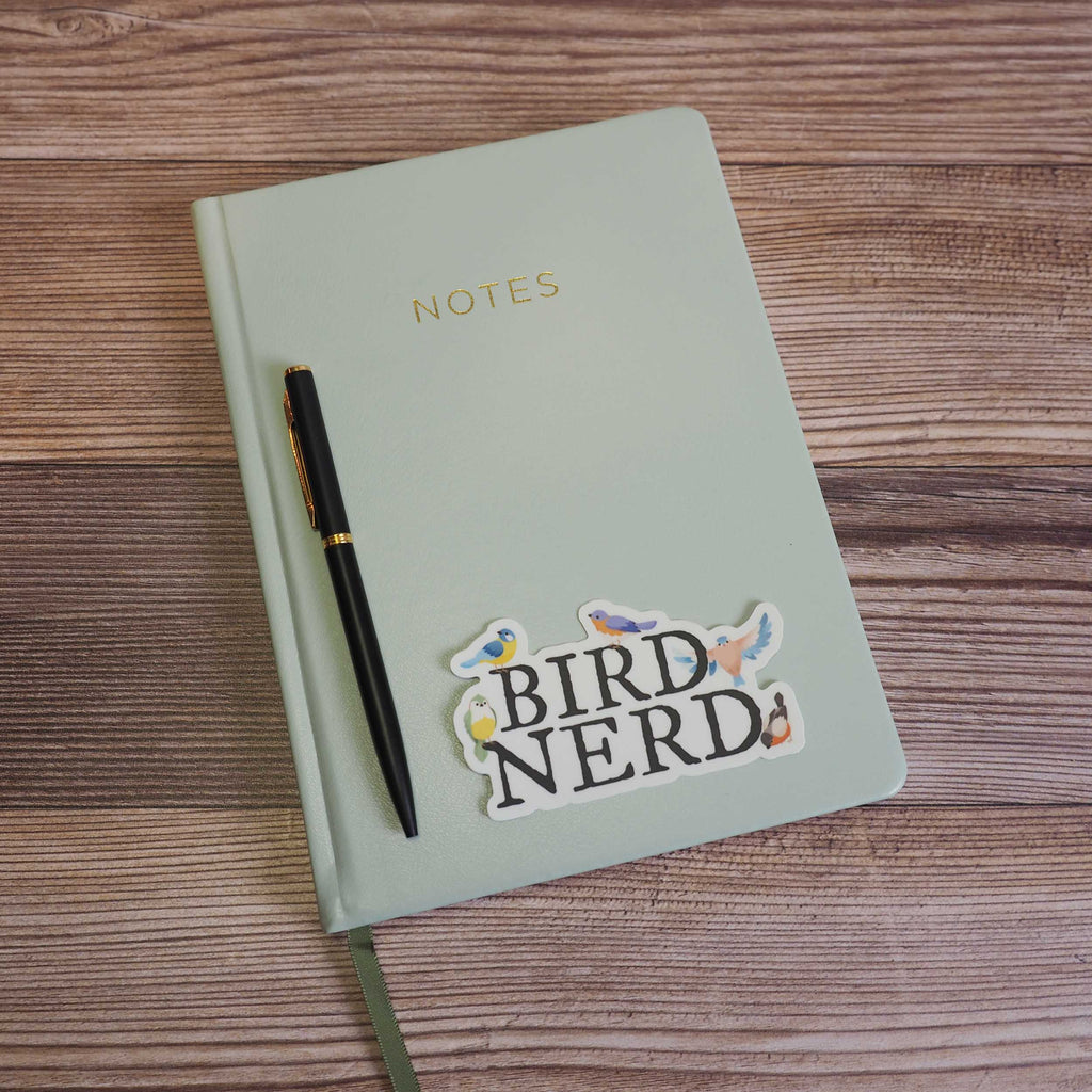 Bird Nerd Birding Sticker - Cute Birdwatcher Gift