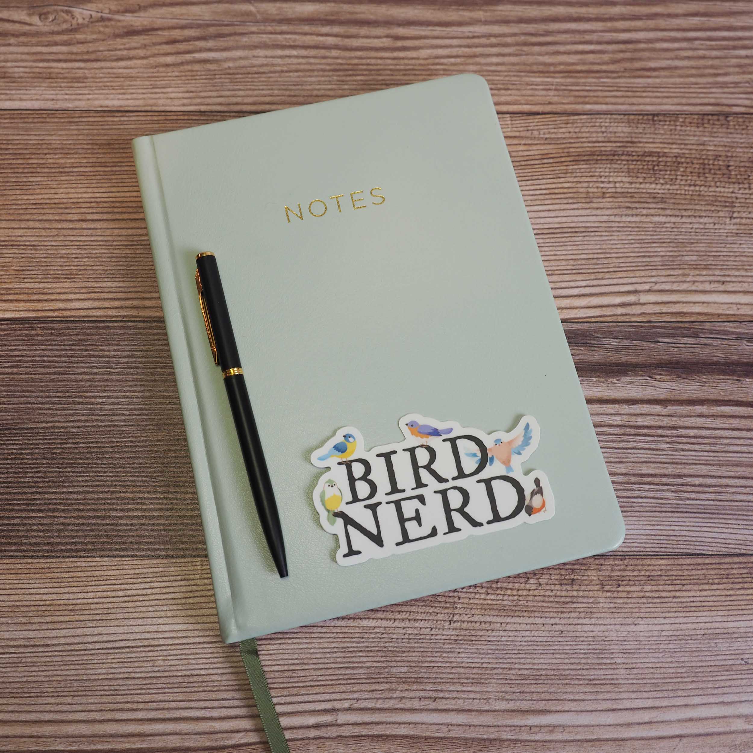 Bird Nerd Birding Sticker - Cute Birdwatcher Gift