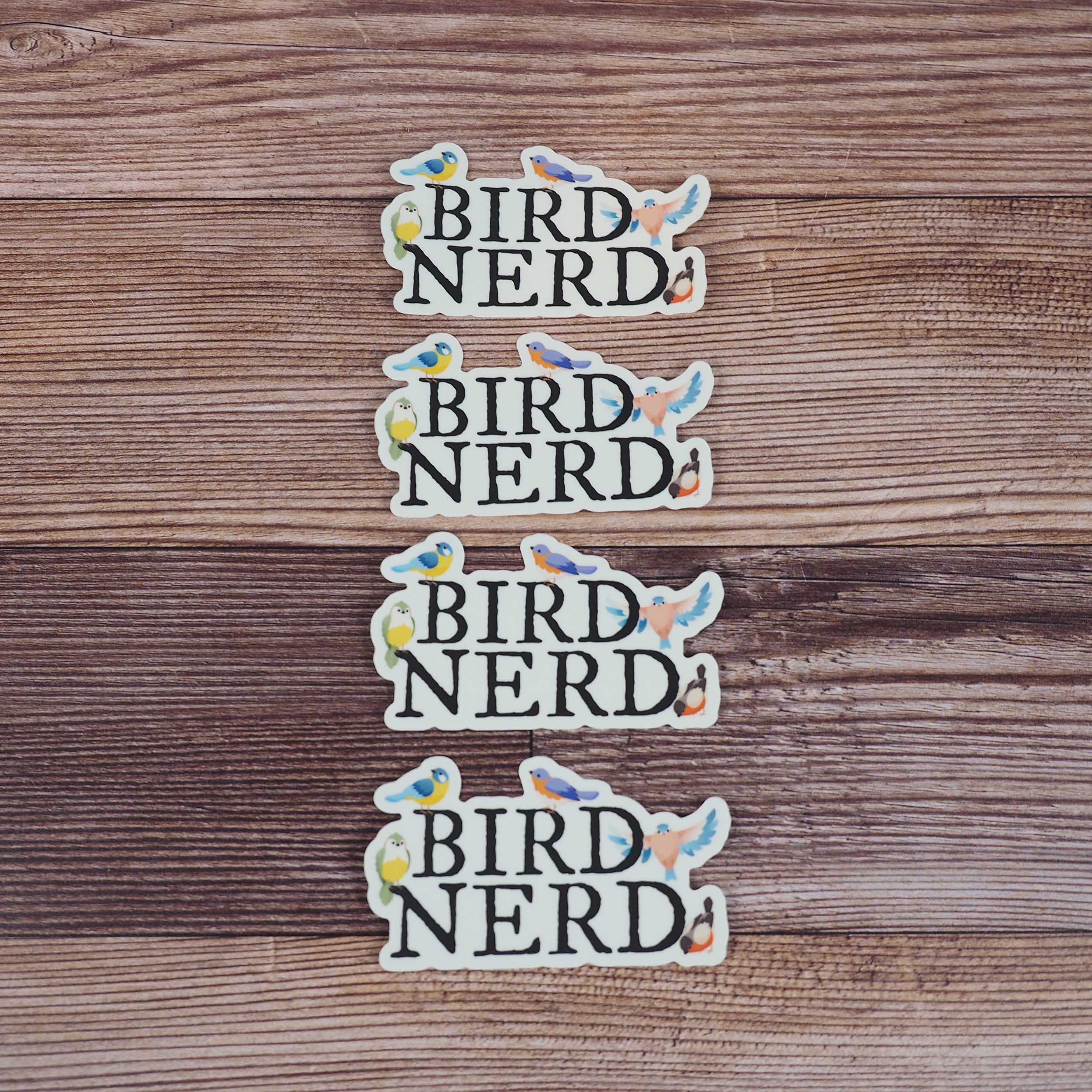 Bird Nerd Birding Sticker - Cute Birdwatcher Gift