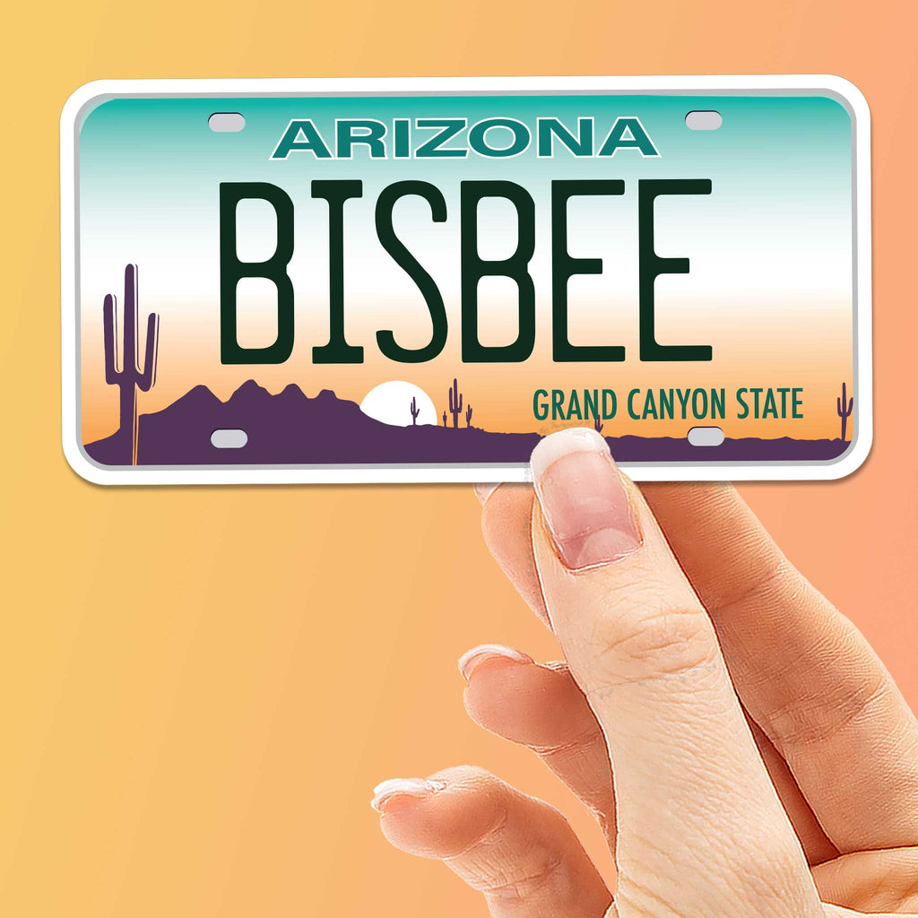 Arizona License Plate Stickers - Choose Your AZ City Decal