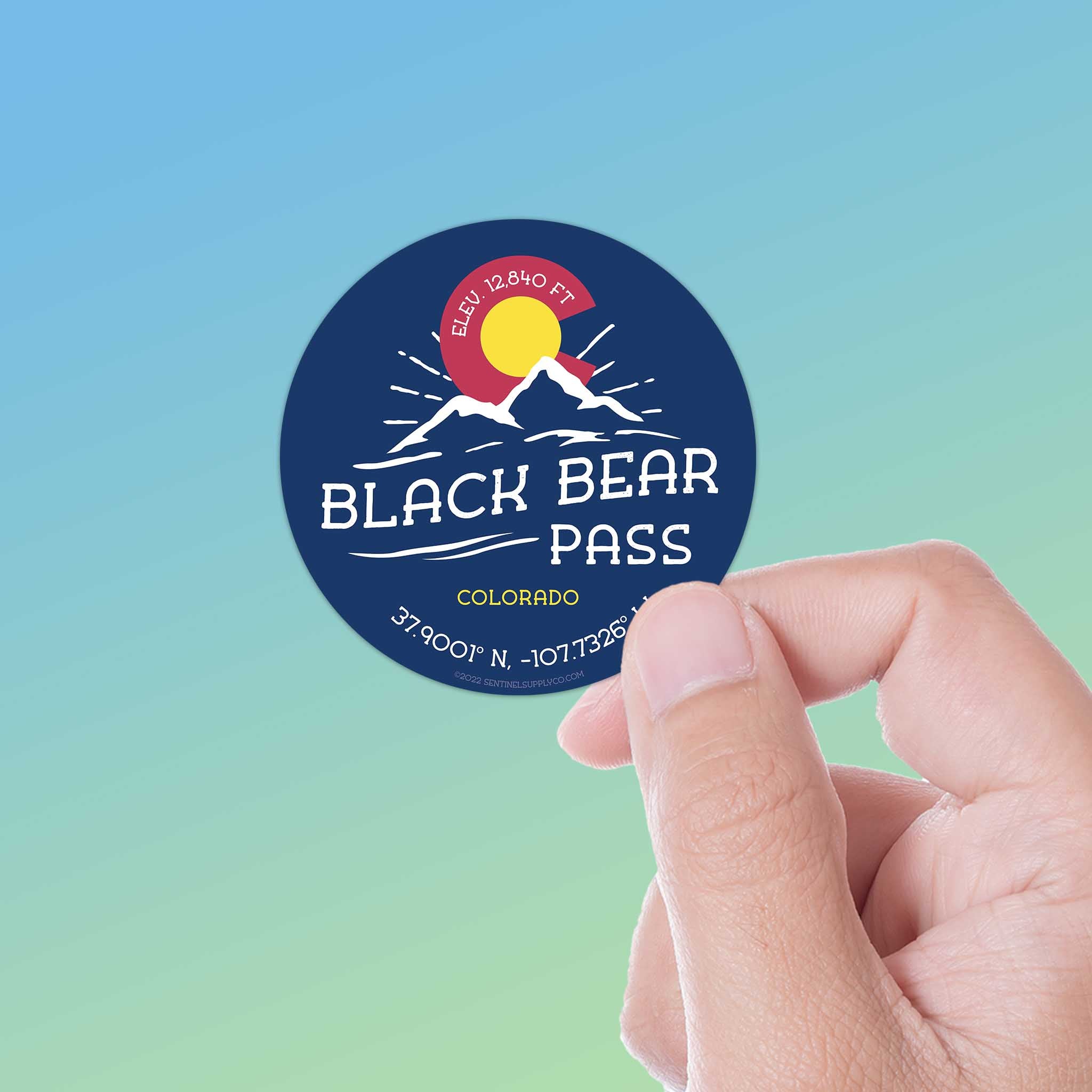 Black Bear Pass Colorado Stickers