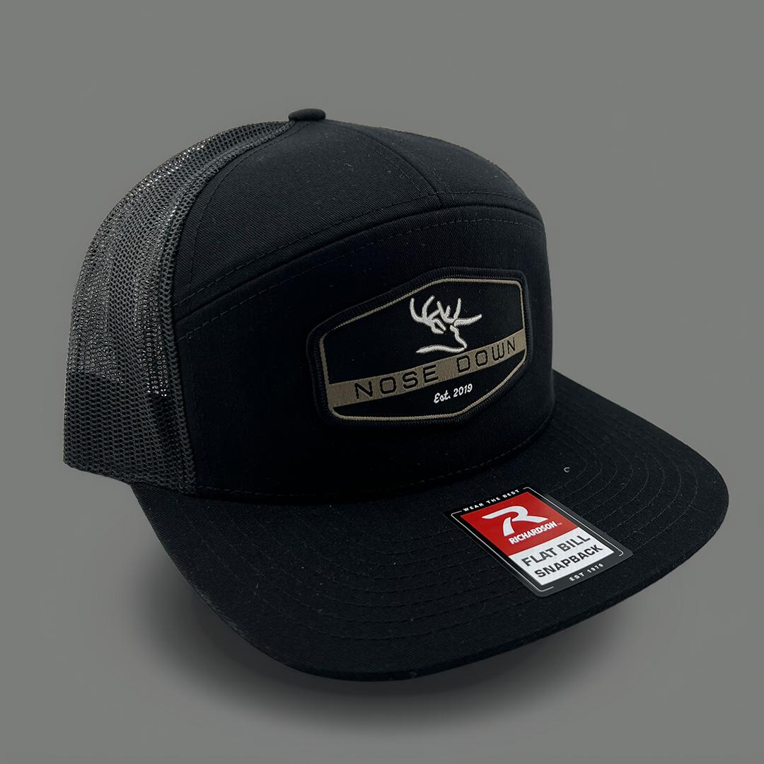 Black Hex Woven 7 Panel