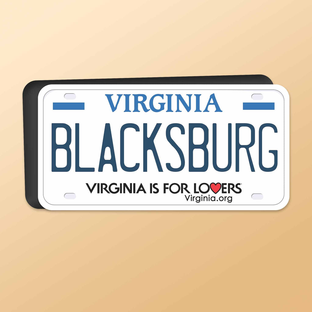 Blacksburg Virginia Car Magnet - Flexible VA Fridge Magnet