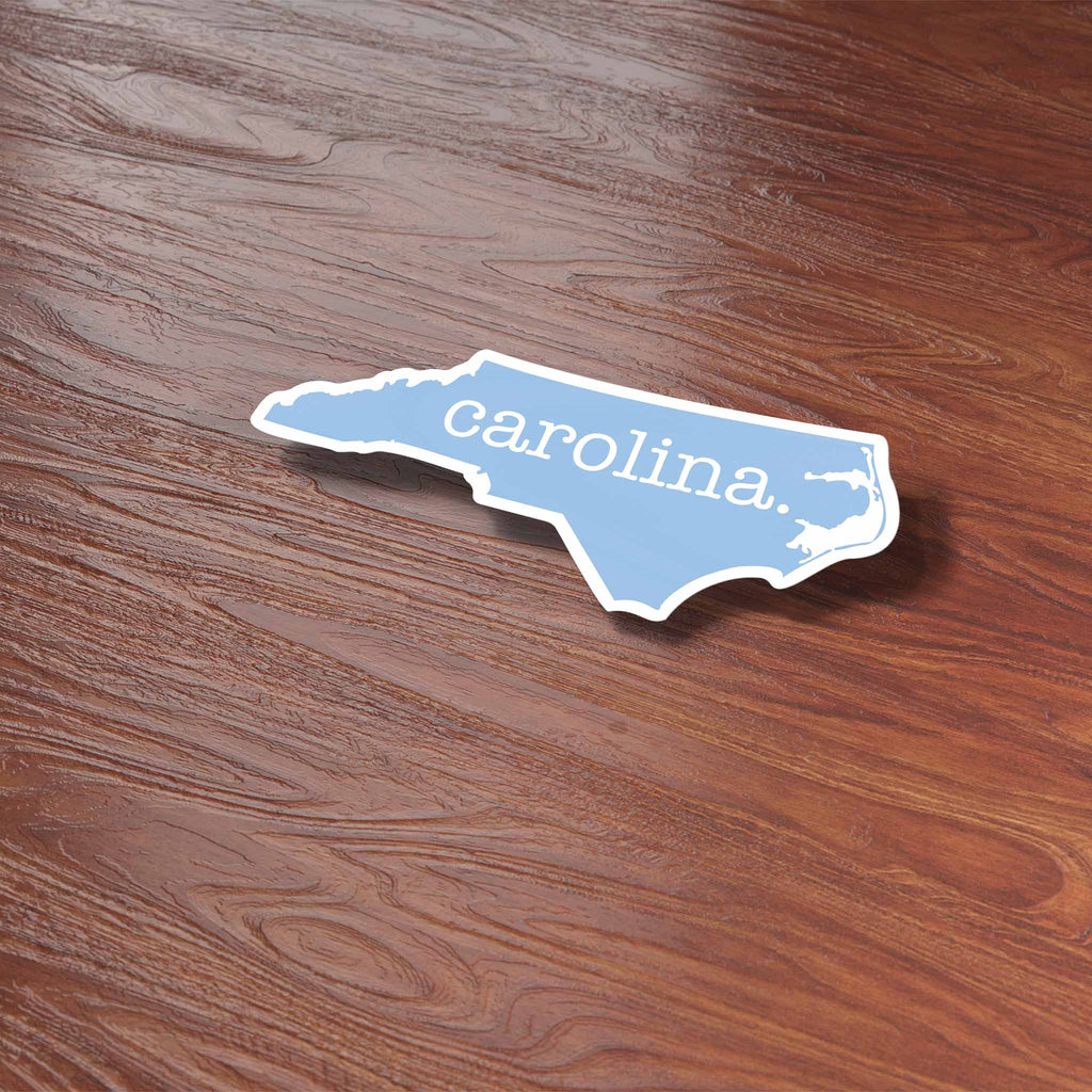 Blue North Carolina Car Magnet - Flexible NC Fridge Magnet