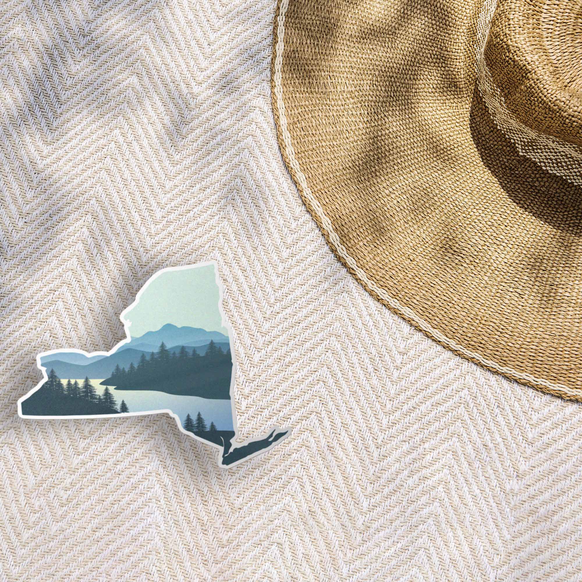 New York Mountain Sticker